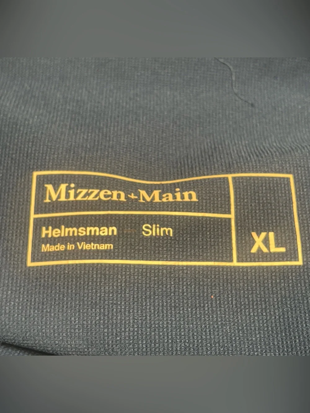 Mizzen+Main Helmsman Elastic Waist Athletic Shorts Blue Size XL Slim 5” Inseam